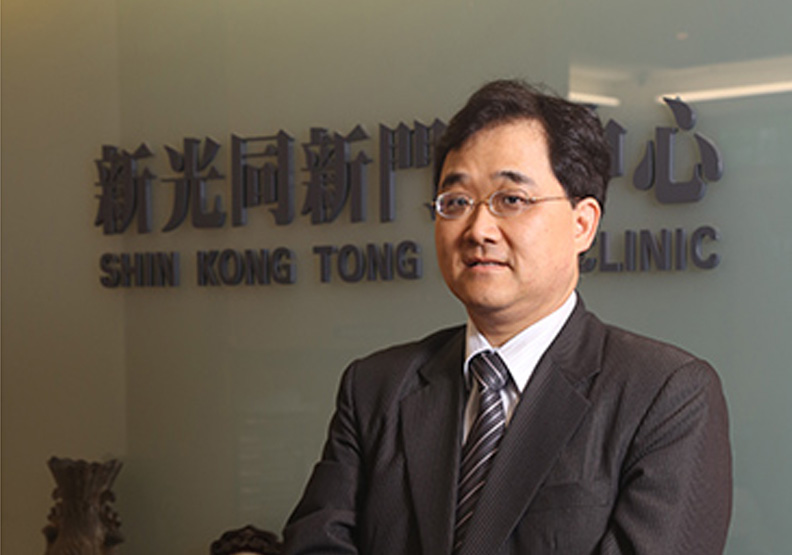 新光醫院行政副院長洪子仁。陳之俊攝