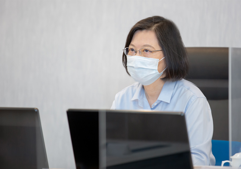 總統蔡英文。總統府提供