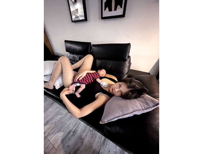 JENN LEE主理人李維錚與女兒。（圖／JENN LEE）