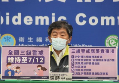 三級警戒延長到7／12！陳時中：大家再一起努力兩週