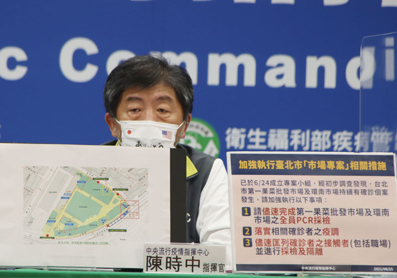 一張圖看懂北農群聚現況！陳時中：展開系統性PCR採檢拚清零
