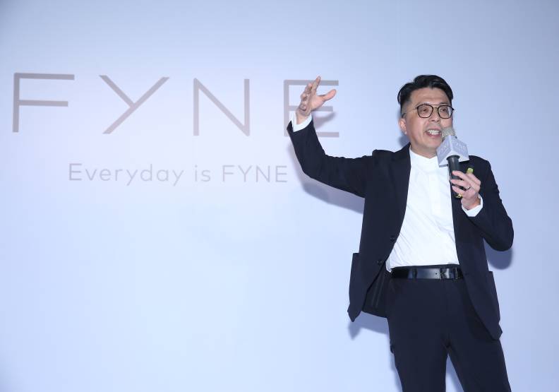 王志仁一腳踏入循環紡織領域，要給下一代更美好的環境。FYNE提供