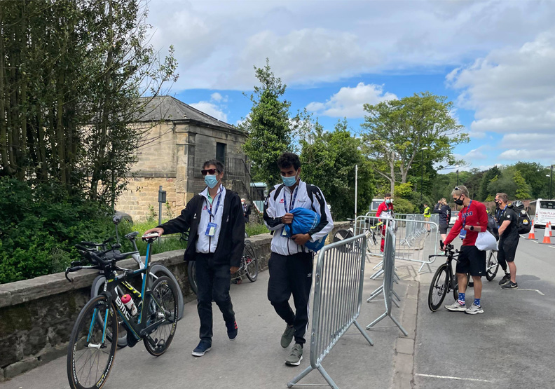 英國訓練場地。教練狄懋昌提供