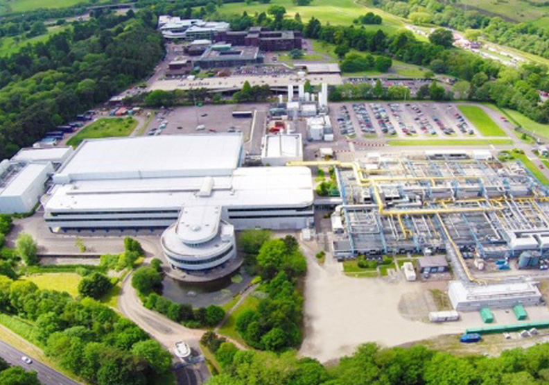 NWF位於英國威爾斯的晶圓製造老廠。Newport Wafer Fab官網