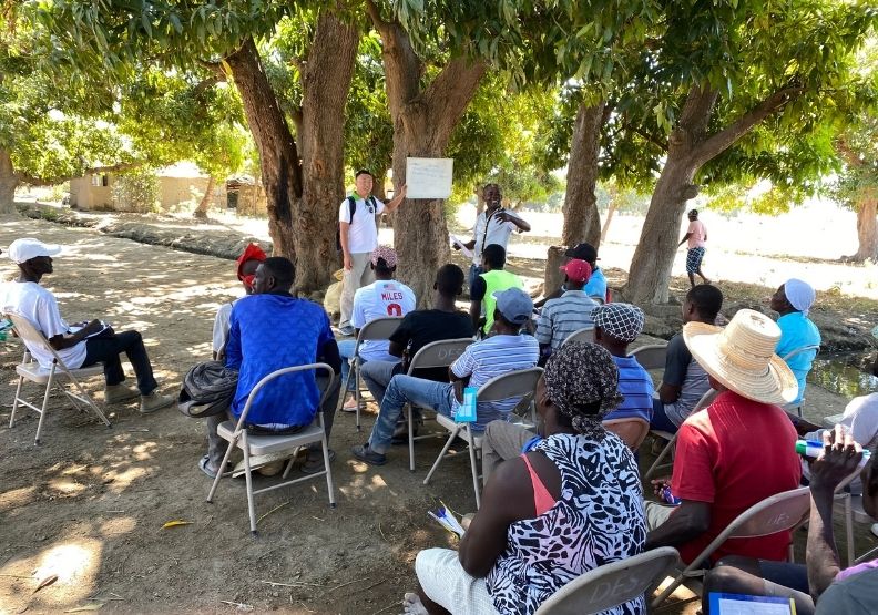 台灣與海地有密切經貿往來與技術移轉計畫。呂慶龍提供。