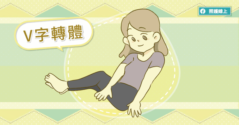 V字轉體。照護線上提供