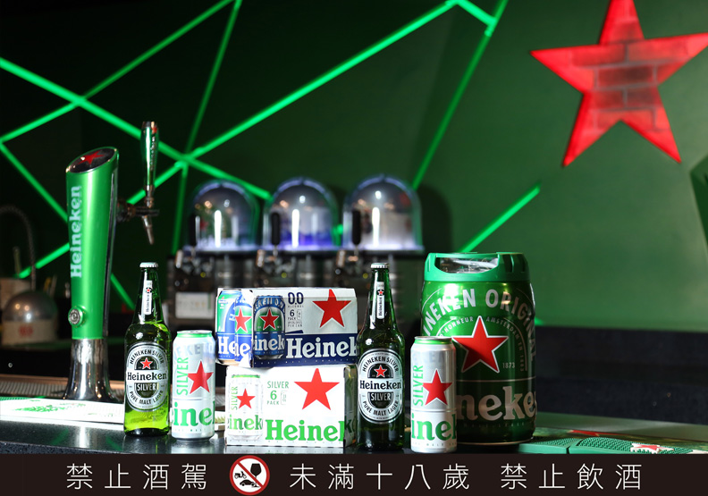 圖／海尼根啤酒。張智傑攝