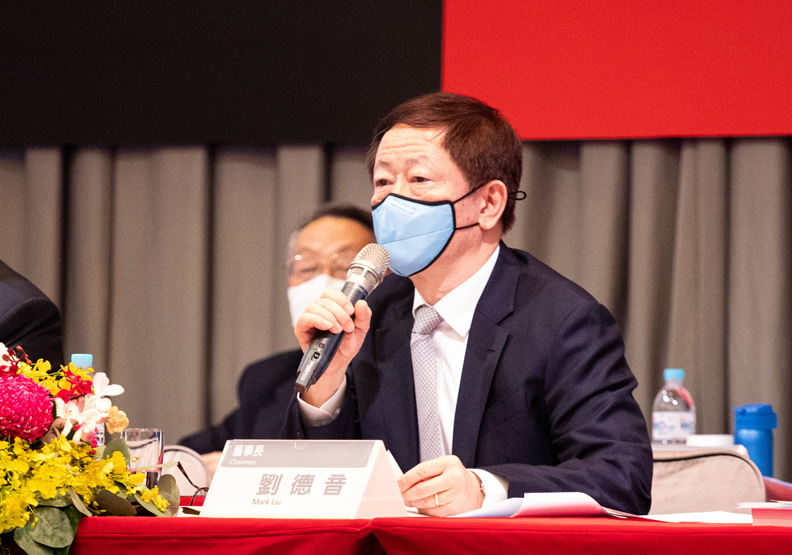 圖／台積電董事長劉德音。池孟諭攝