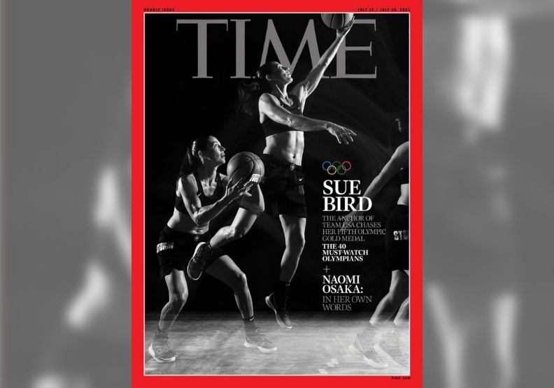 美國職業女子籃球聯賽（WNBA）的老將柏德。取自時代雜誌官網。