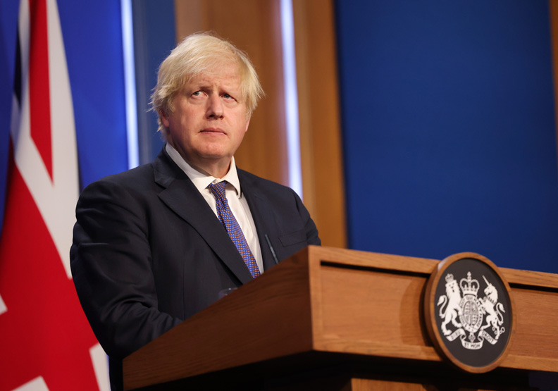 圖／英國首相強生。Flickr by Number 10