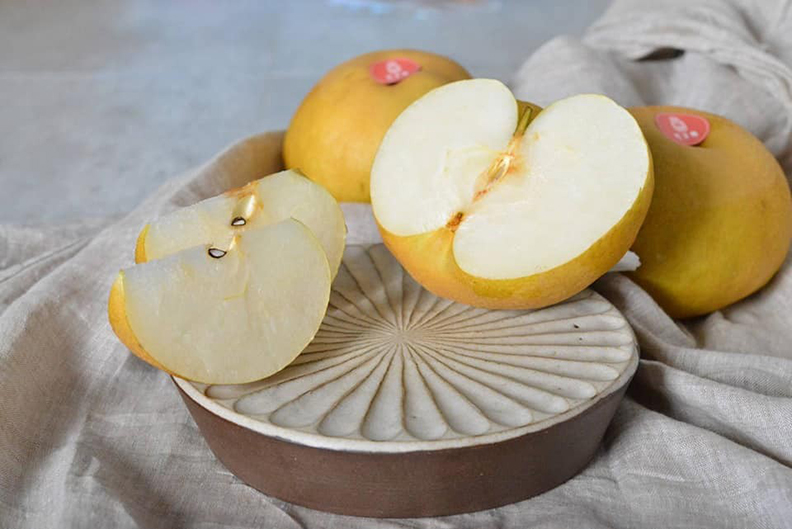 選用苗栗縣卓蘭地區享有水果王國美稱的新鮮水梨