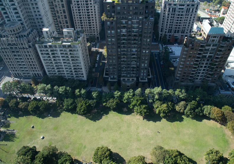 台中七期重劃區的空拍照。池孟諭攝。