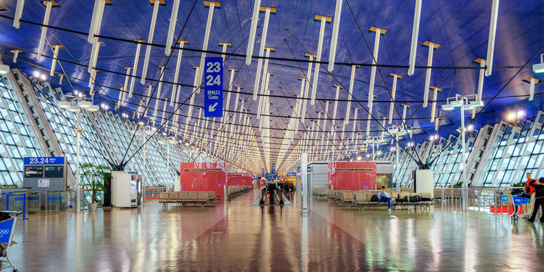 上海浦東機場。Flickr by Yuya Sekiguchi
