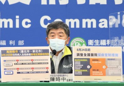 ５類病房有條件開放探病！雙北住院病人、陪病者須定期篩檢