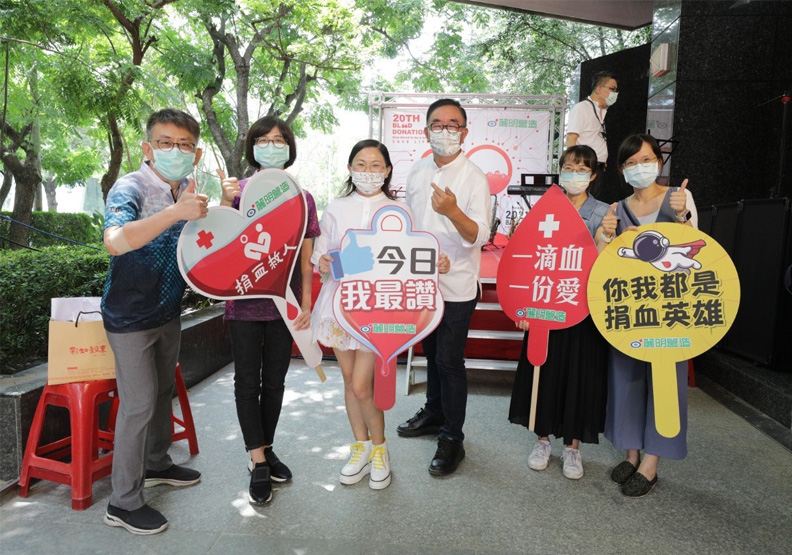 麗明營造捐血活動將滿20週年。麗明營造提供