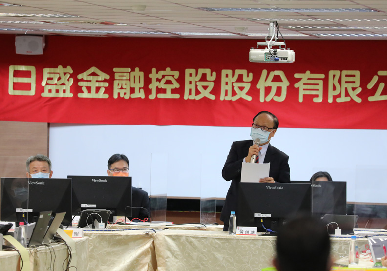 日盛金控前董事長黃錦瑭。蘇義傑攝