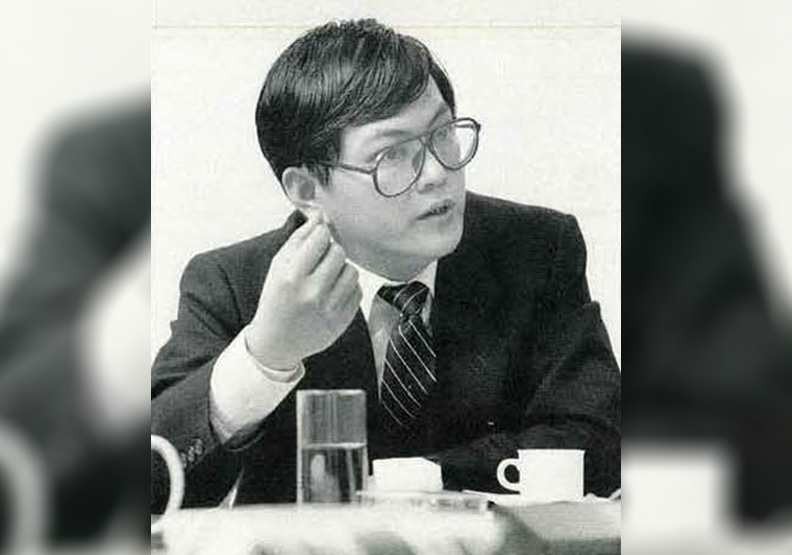 鄭南榕。鄭耀基攝影