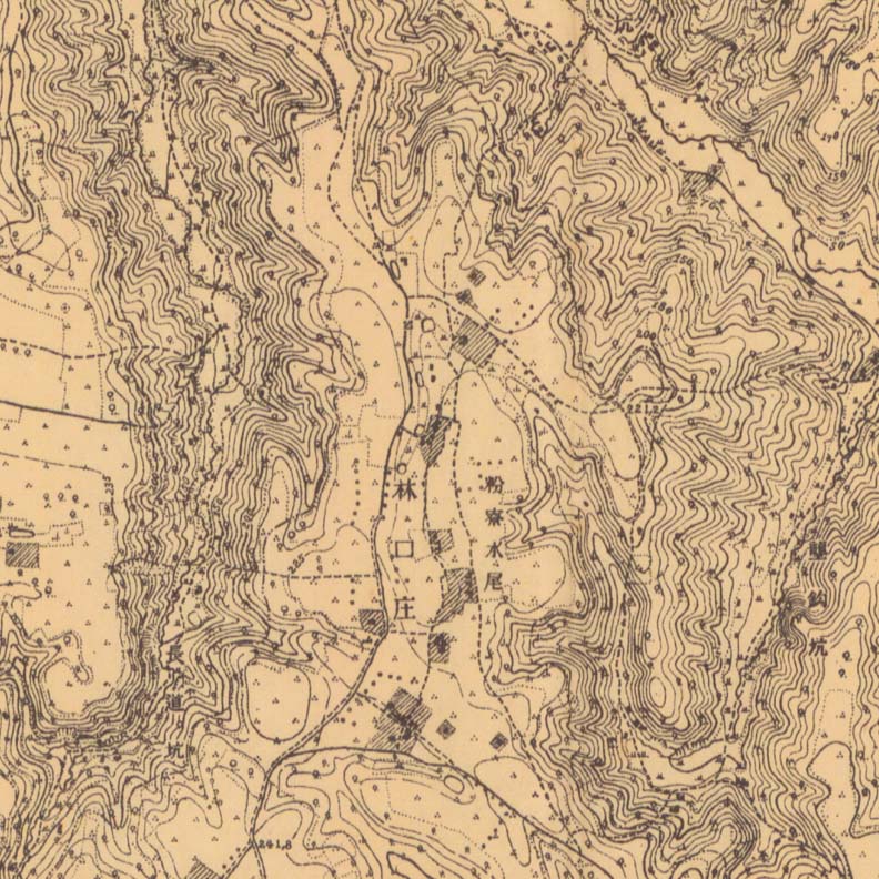 1925年林口庄實測地形圖,高傳棋提供。