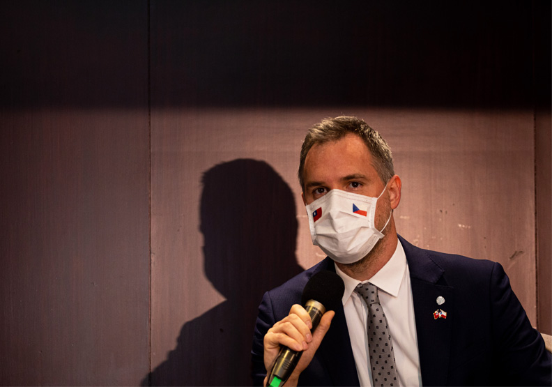 布拉格市長賀吉普。池孟諭攝