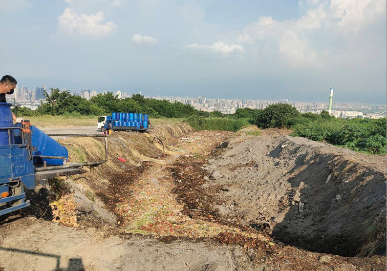 台中廚餘養豬協會副理事長羅志雄提供