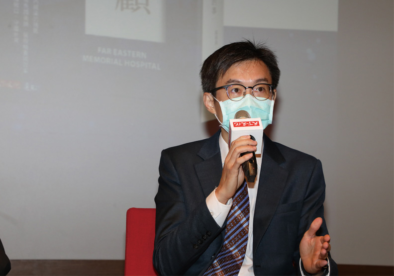 亞東醫院院長邱冠明。蘇義傑攝
