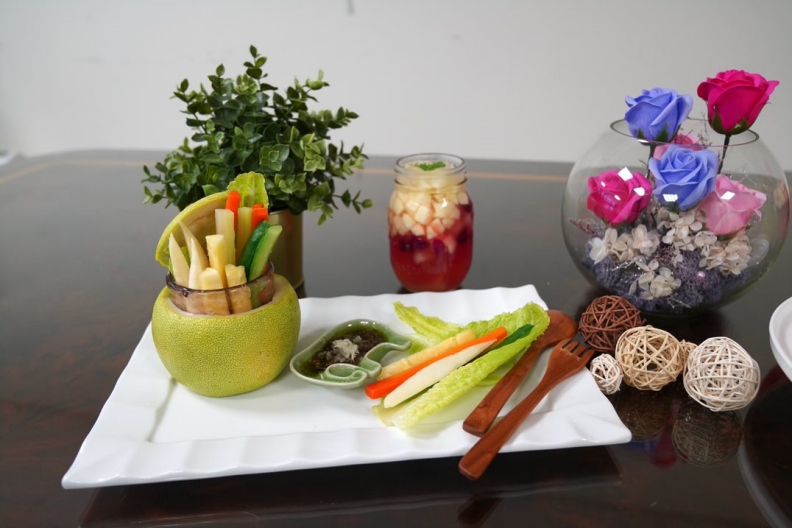 柚醬蔬果棒。中國醫藥大學新竹附設醫院提供