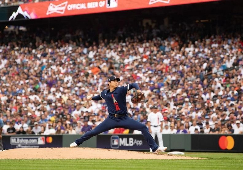 大谷翔平是少見能打能投的棒球選手。取自Shohei Ohtani instagram。