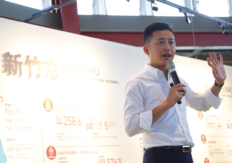 圖／新竹市長林智堅。賴永祥攝