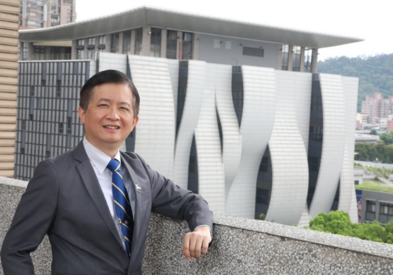臺北大學行政副校長陳達新。蘇義傑攝