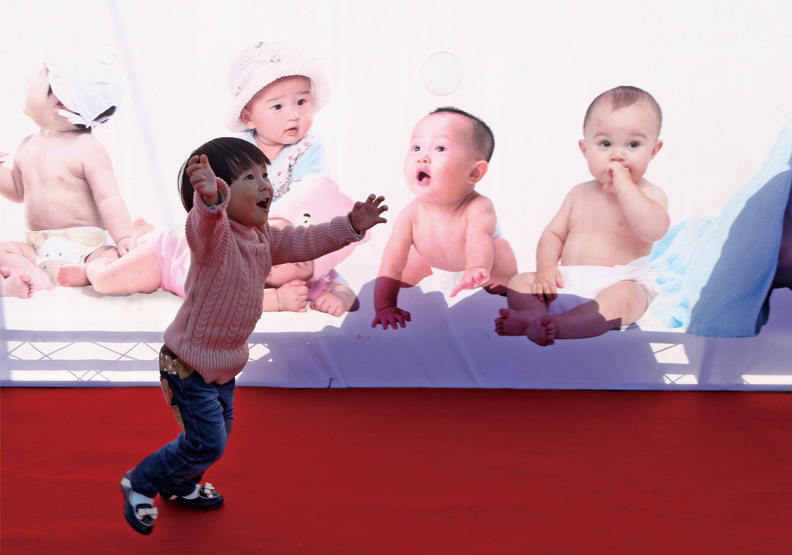 圖／中國搶救少子化，祭17萬元仍不見起色。達志影像