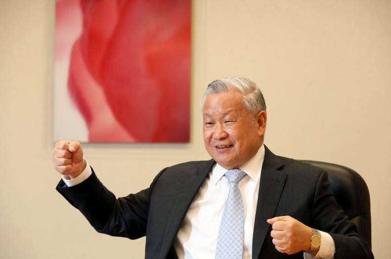 台灣首位躍登《富比士》封面的企業家，旺宏電子創辦人吳敏求。張智傑攝