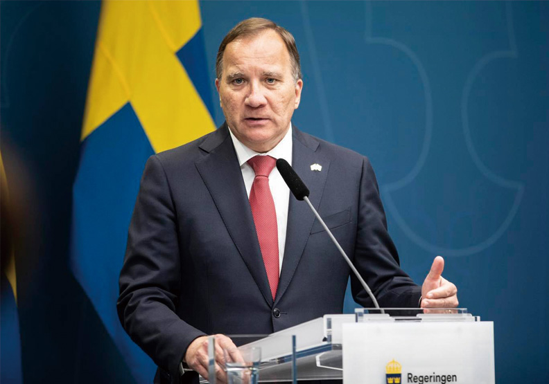 瑞典首相斯特凡.勒文。取自Stefan Löfven臉書