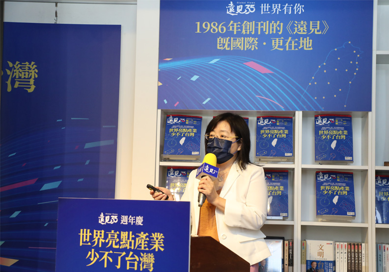 遠見雜誌資深副總編輯邱莉燕。張智傑攝