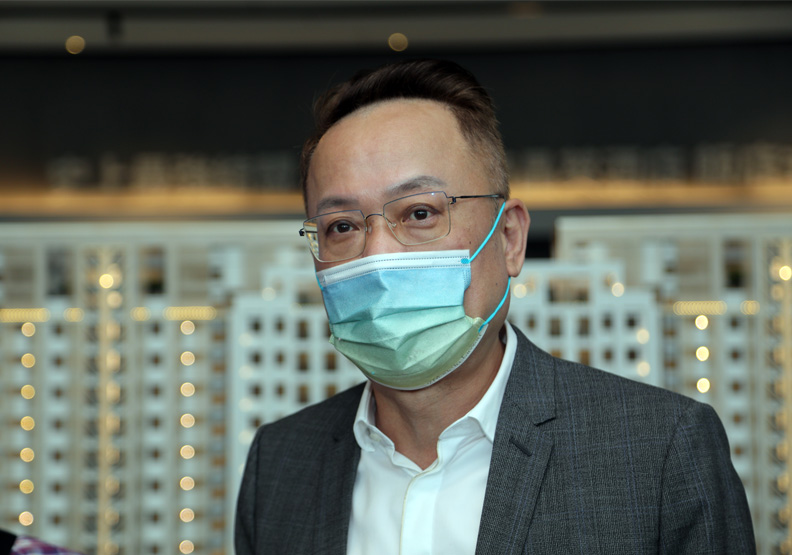 清景麟建設董事長林聰麟。陳之俊攝