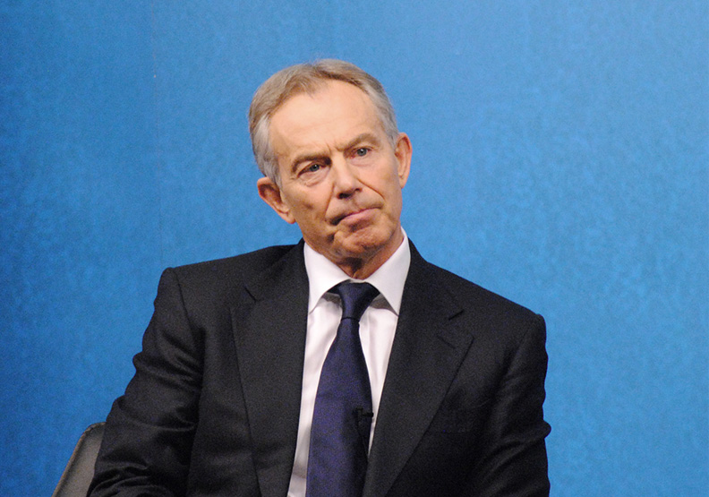 英國前首相布萊爾(Tony Blair)。Flickr by Chatham House