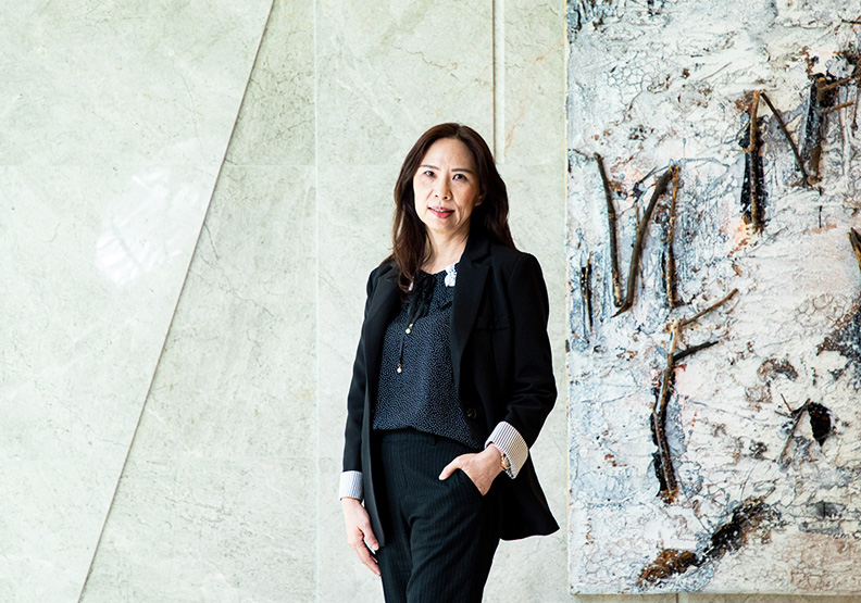 圖／台灣人壽副總經理暨客戶服務處處長曾玉潔。池孟諭攝