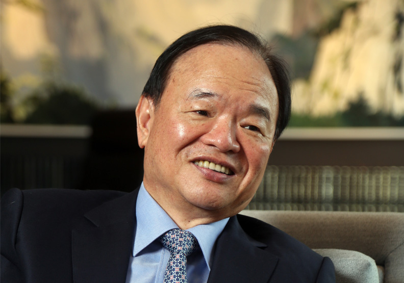 圖／全聯董事長林敏雄。陳之俊攝