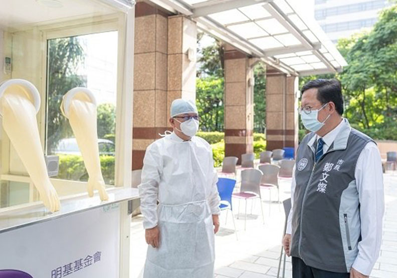 因應6月出現零星移工染疫,桃園推動固安計畫,讓企業、社區、員工都安心。桃園市政府提供。