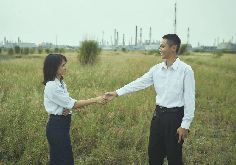 柯震東和李心潔的組合非常特別。台北雙喜