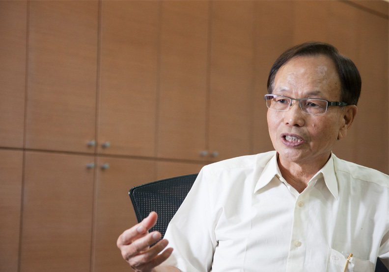 圖／台灣最大車床製造廠、程泰機械董事長楊德華。賴永祥攝