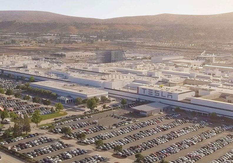 特斯拉加州廠Giga Fremont。取自特斯拉官網