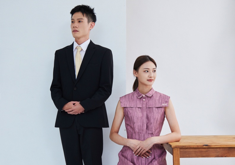 110年國慶禮賓服由設計師詹朴操刀。APUJAN提供
