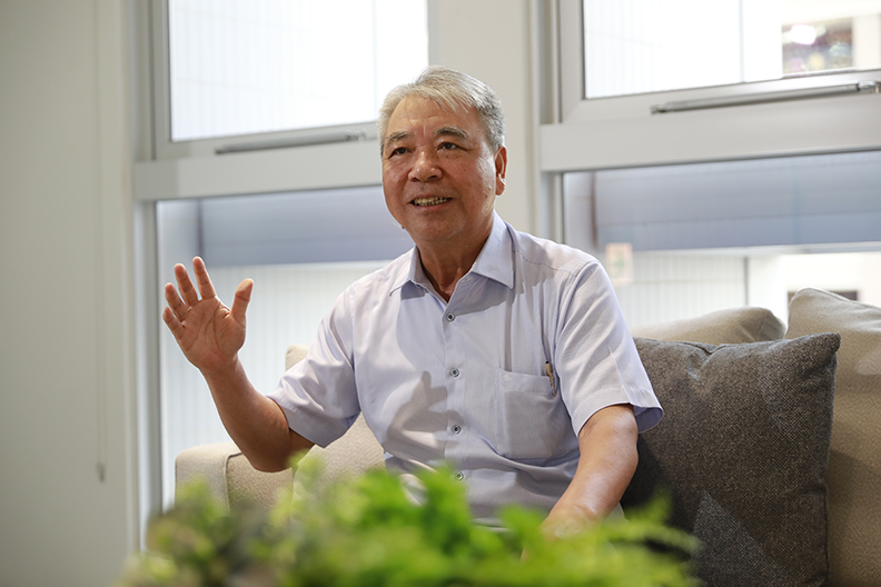 臺中市不動產開發公會榮譽理事長暨政策委員會主委穆椿松。