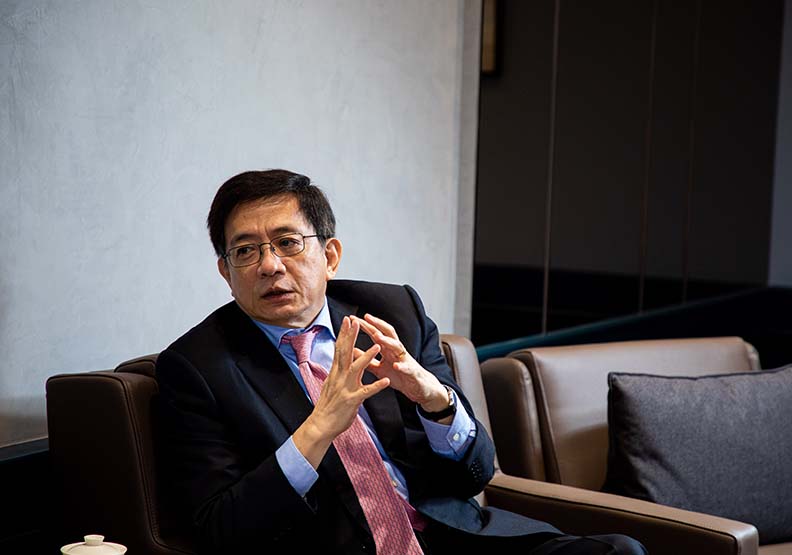 台大校長管中閔宣布不續任,池孟諭攝影。