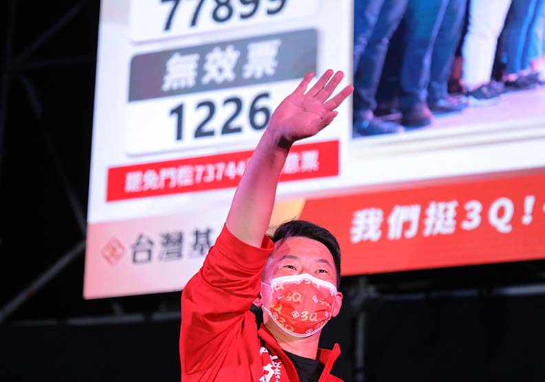 台灣基進黨前立委陳柏惟,在去年底被罷免。池孟諭攝影