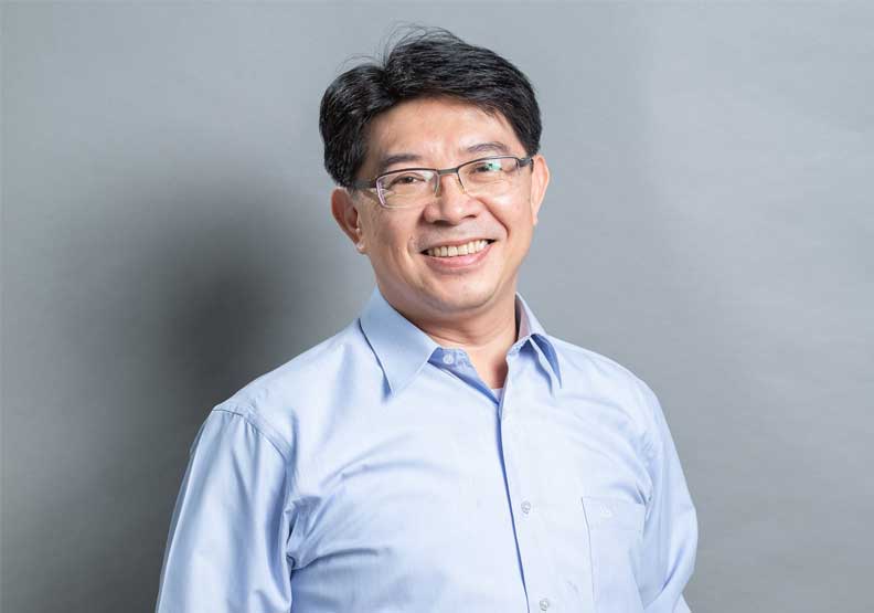 好食好事基金會輔導業師的張有勝。好食好事基金會提供