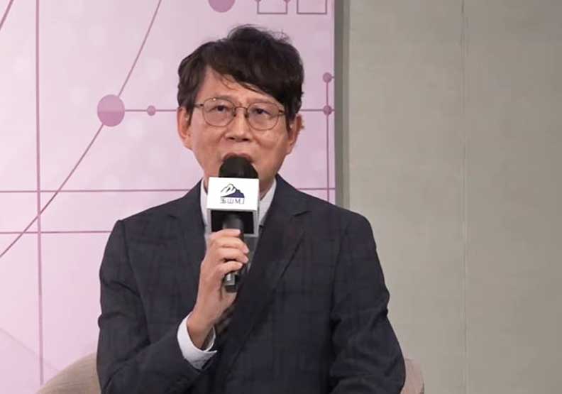 車輛研究測試中心（車輛中心）總經理王正健。擷取自台灣玉山科技協會MJTaiwan YouTube