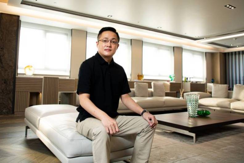 華友聯董事長陸炤廷看好高雄即將反轉,未來考慮針對科技業高管推出酒店式公寓。池孟諭攝。