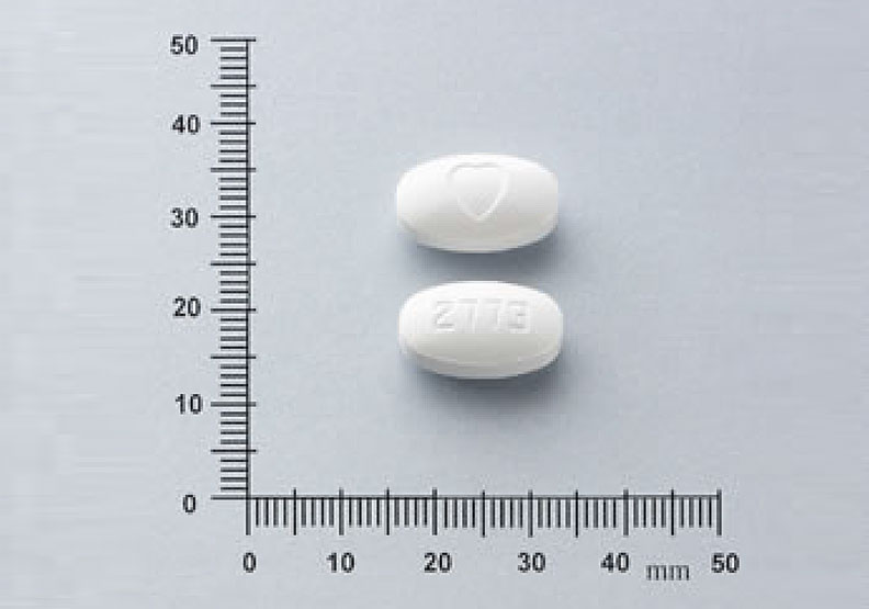安普諾維膜衣錠300毫克。食藥署提供