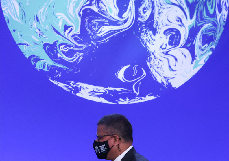 圖／COP26主席夏瑪強調COP26將是「最後、最好的希望」。達志影像
